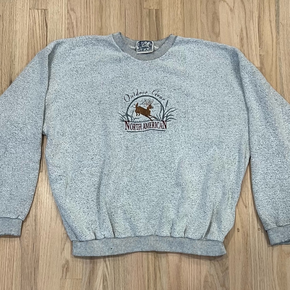 Vintage Outdoor Gear Gray Sweatshirt